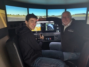 Customer Photo of 'Wings for Warriors' Full Motion Flight Simulator